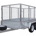 300mm Checker Plate Sides & 1000mm Removable Mesh Cage