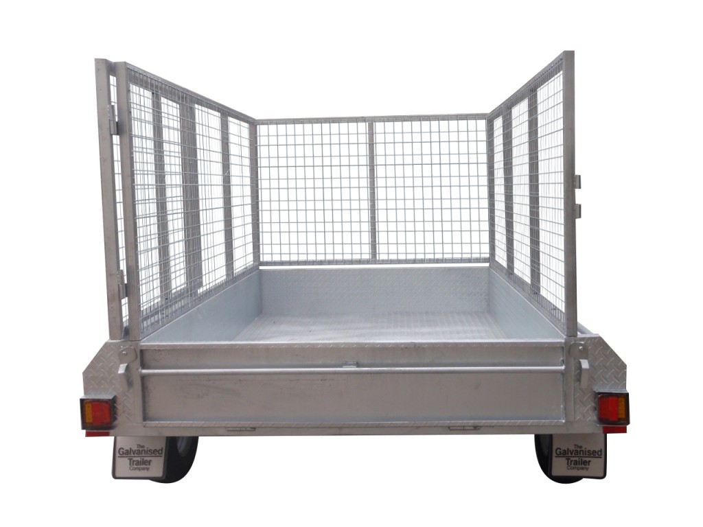 300mm Checker Plate Sides & 1000mm Removable Mesh Cage