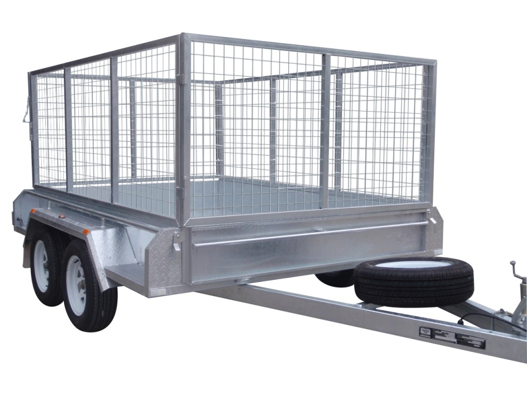 300mm Checker Plate Sides & 1000mm Removable Mesh Cage