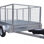 300mm Checker Plate Sides & 1000mm Removable Mesh Cage