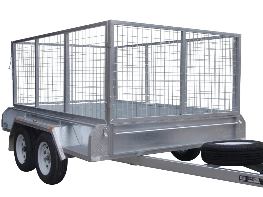 300mm Checker Plate Sides & 1000mm Removable Mesh Cage