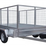 300mm Checker Plate Sides & 1000mm Removable Mesh Cage