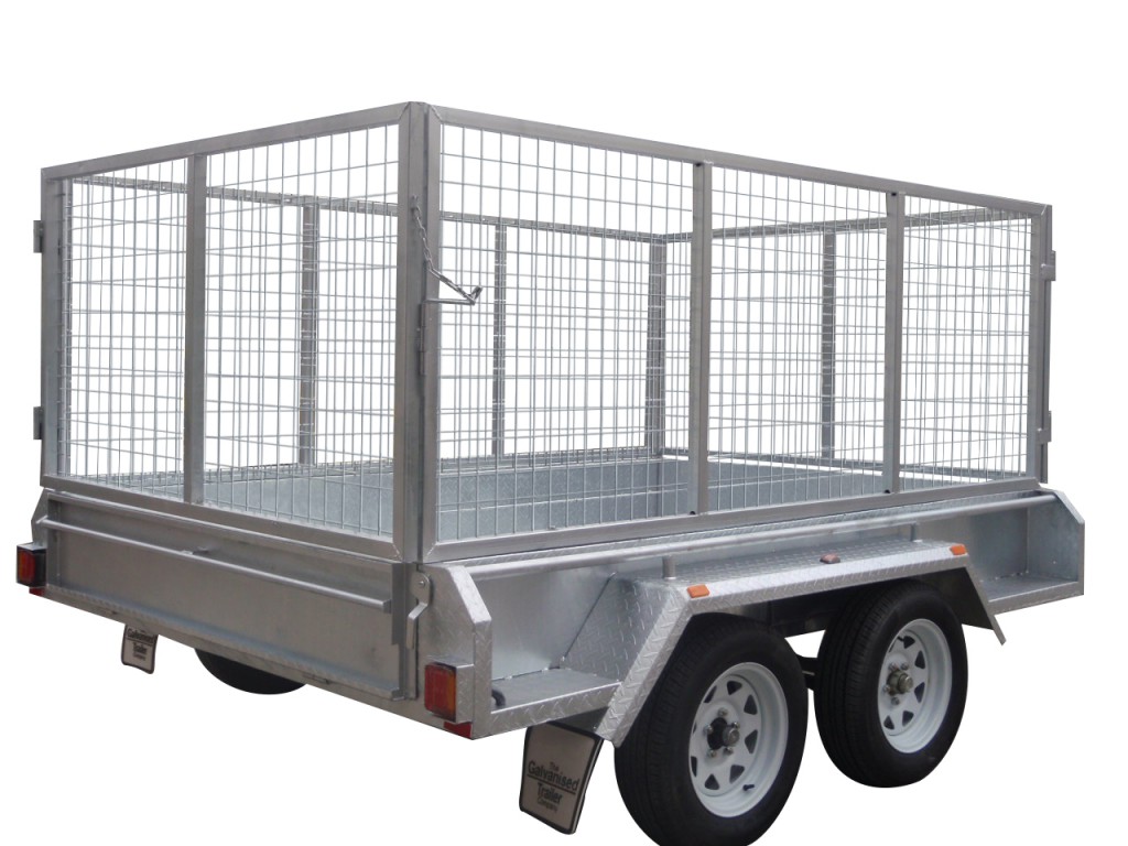 300mm Checker Plate Sides & 1000mm Removable Mesh Cage