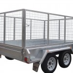 300mm Checker Plate Sides & 1000mm Removable Mesh Cage