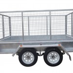300mm Checker Plate Sides & 1000mm Removable Mesh Cage