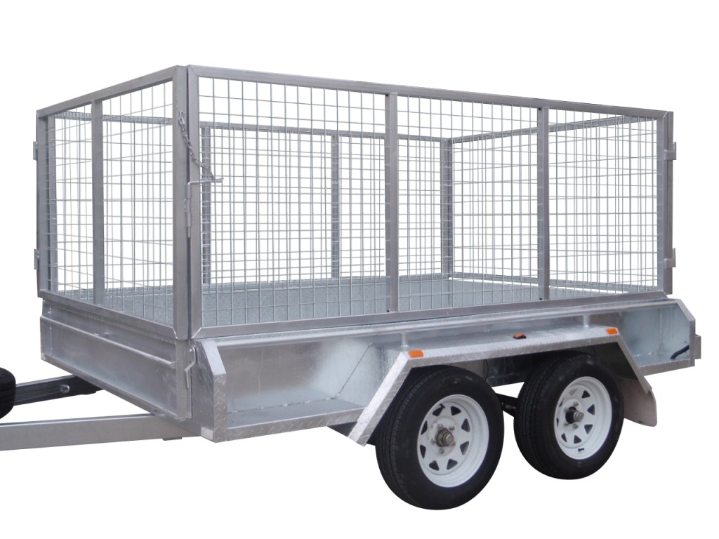 300mm Checker Plate Sides & 1000mm Removable Mesh Cage