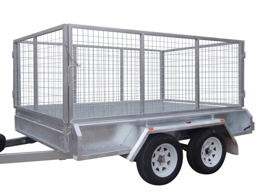 300mm Checker Plate Sides & 1000mm Removable Mesh Cage