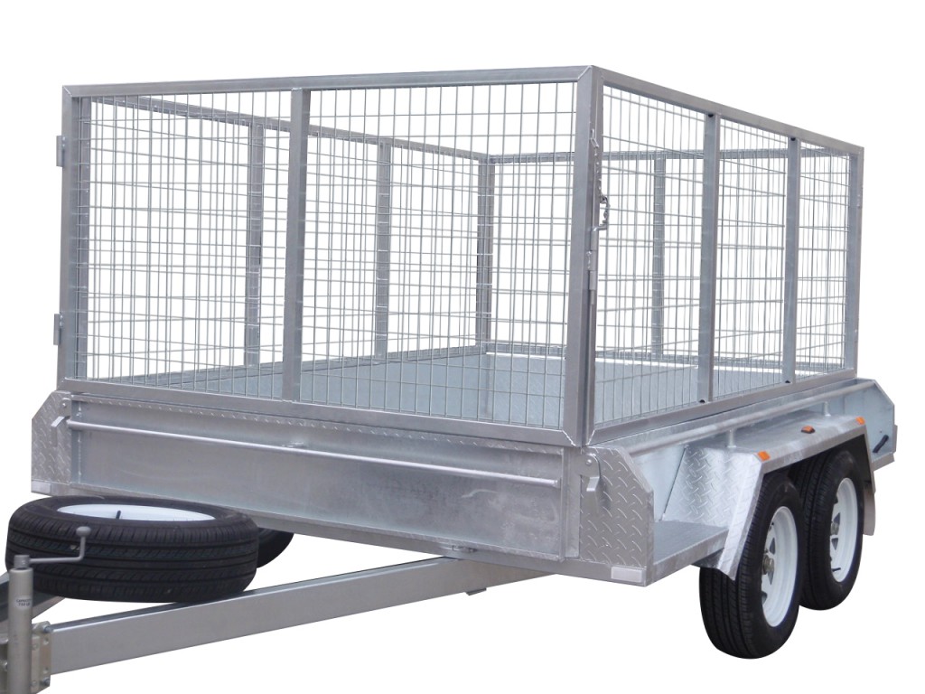 300mm Checker Plate Sides & 1000mm Removable Mesh Cage