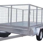 300mm Checker Plate Sides & 1000mm Removable Mesh Cage