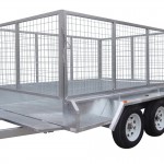 300mm Checker Plate Sides & 1000mm Removable Mesh Cage