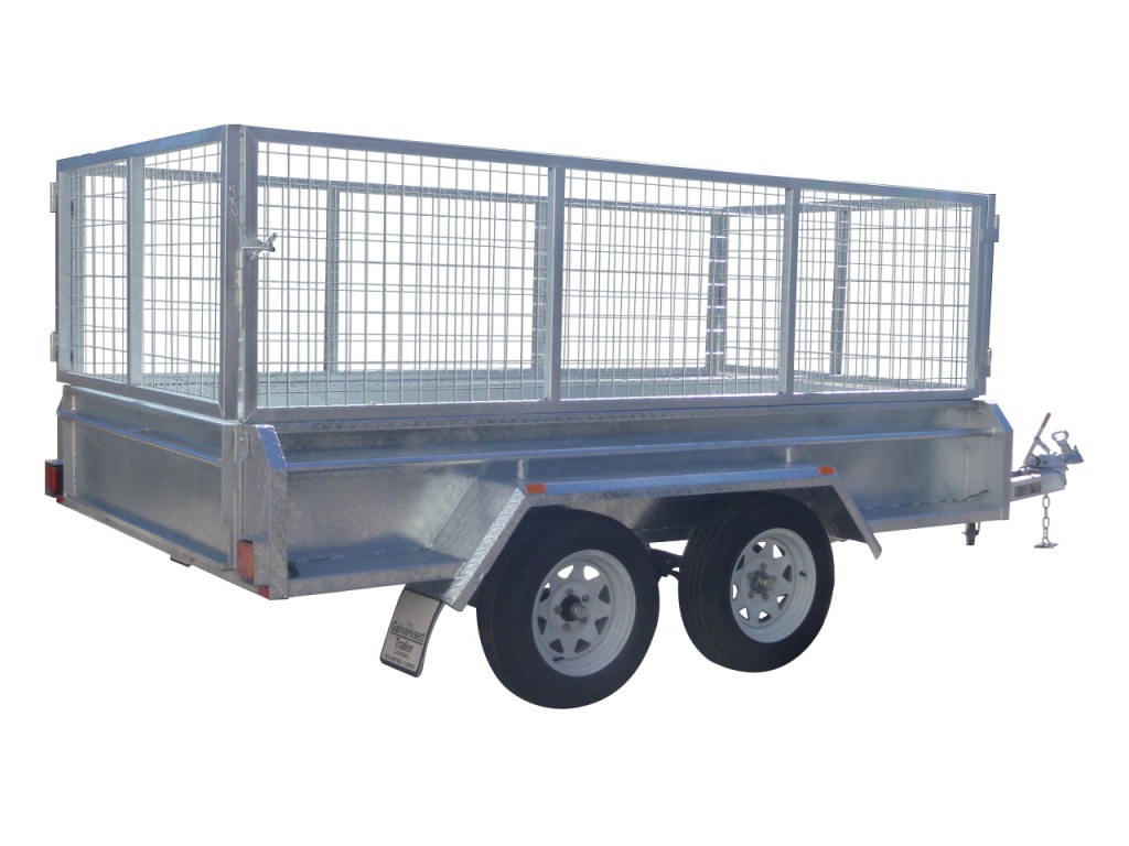 410mm Deep Checker Plate Sides & 800mm Removable Mesh Cage