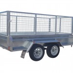 410mm Deep Checker Plate Sides & 800mm Removable Mesh Cage