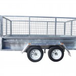 410mm Deep Checker Plate Sides & 800mm Removable Mesh Cage