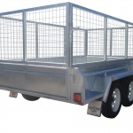 410mm Deep Checker Plate Sides & 800mm Removable Mesh Cage
