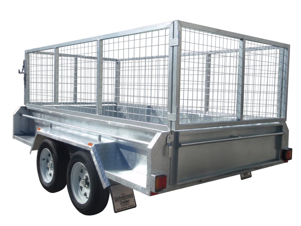 410mm Deep Checker Plate Sides & 800mm Removable Mesh Cage