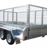 410mm Deep Checker Plate Sides & 800mm Removable Mesh Cage
