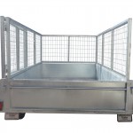 410mm Deep Checker Plate Sides & 800mm Removable Mesh Cage