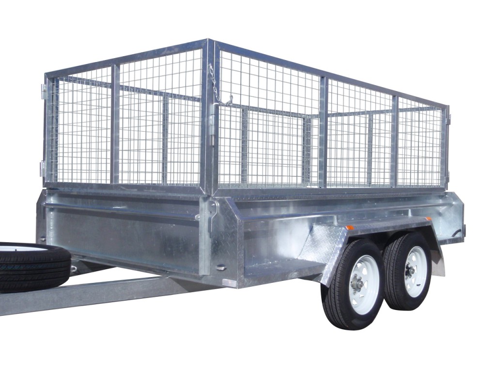 410mm Deep Checker Plate Sides & 800mm Removable Mesh Cage
