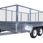 410mm Deep Checker Plate Sides & 800mm Removable Mesh Cage