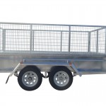 410mm Deep Checker Plate Sides & 800mm Removable Mesh Cage