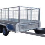 410mm Deep Checker Plate Sides & 800mm Removable Mesh Cage