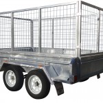 410mm Deep Checker Plate Sides & 1000mm Removable Mesh Cage