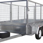 410mm Deep Checker Plate Sides & 1000mm Removable Mesh Cage