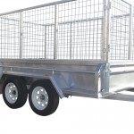 410mm Deep Checker Plate Sides & 1000mm Removable Mesh Cage