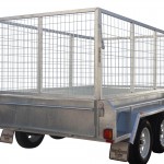 410mm Deep Checker Plate Sides & 1000mm Removable Mesh Cage