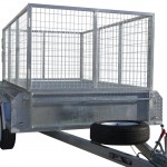 410mm Deep Checker Plate Sides & 1000mm Removable Mesh Cage