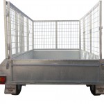 410mm Deep Checker Plate Sides & 1000mm Removable Mesh Cage