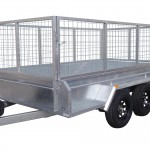 410mm Deep Checker Plate Sides & 800mm Removable Mesh Cage