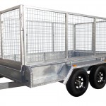 300mm Checker Plate Sides & 1000mm Removable Mesh Cage