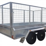 410mm Deep Checker Plate Sides & 1000mm Removable Mesh Cage