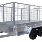 410mm Deep Checker Plate Sides & 1000mm Removable Mesh Cage