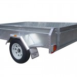 7×4 Single Axle Trailers Deep 410mm Sides