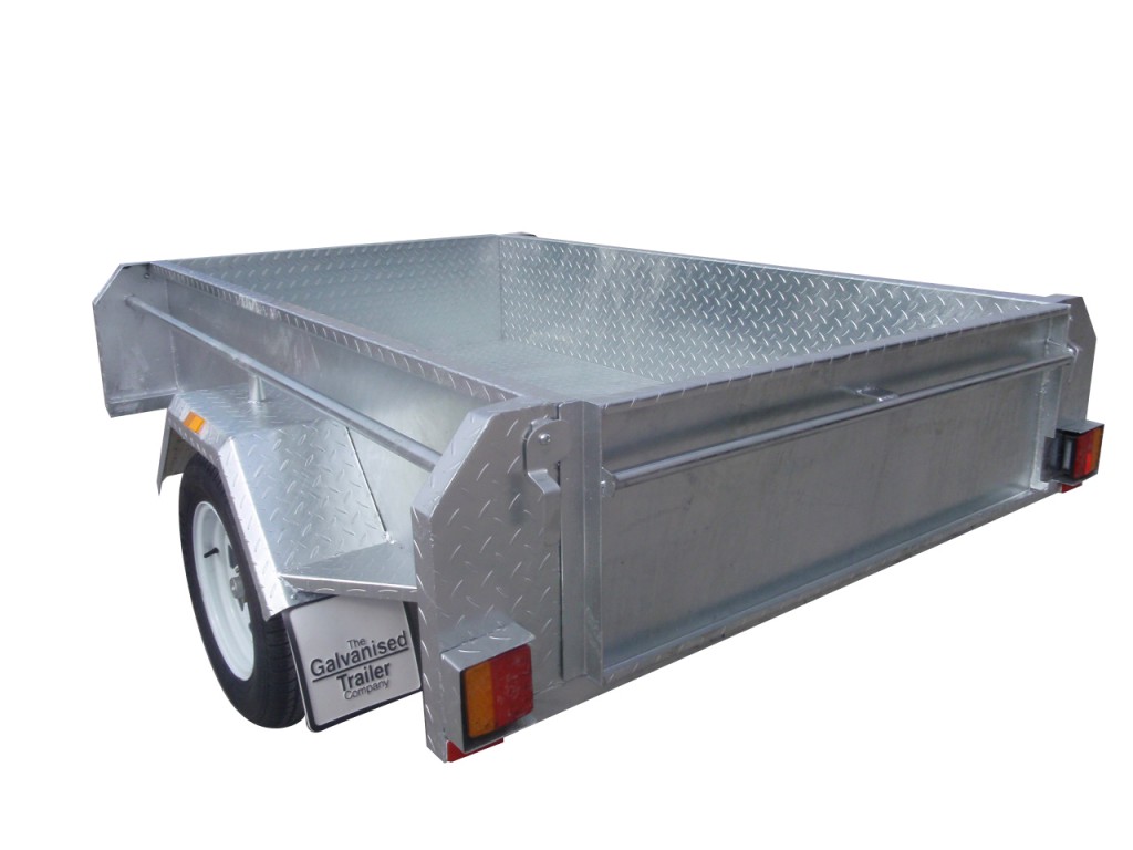7×4 Single Axle Trailers Deep 410mm Sides