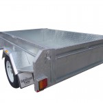 7×4 Single Axle Trailers Deep 410mm Sides