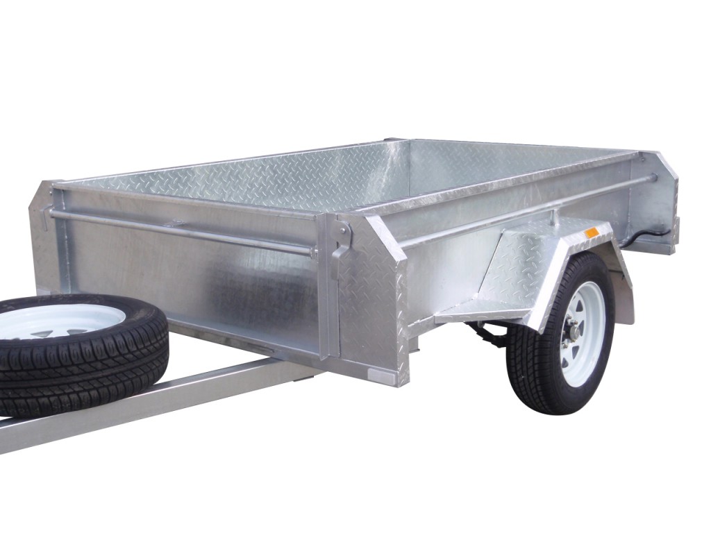 7×4 Single Axle Trailers Deep 410mm Sides