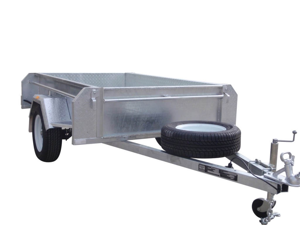 7×4 Single Axle Trailers Deep 410mm Sides