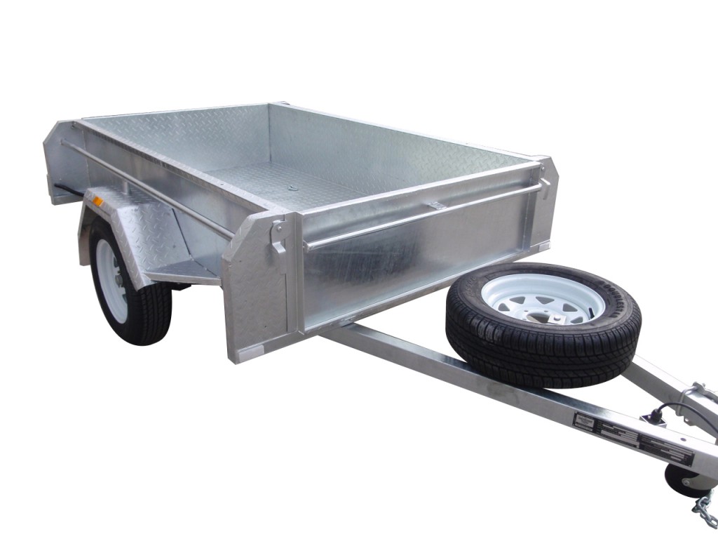 7×4 Single Axle Trailers Deep 410mm Sides