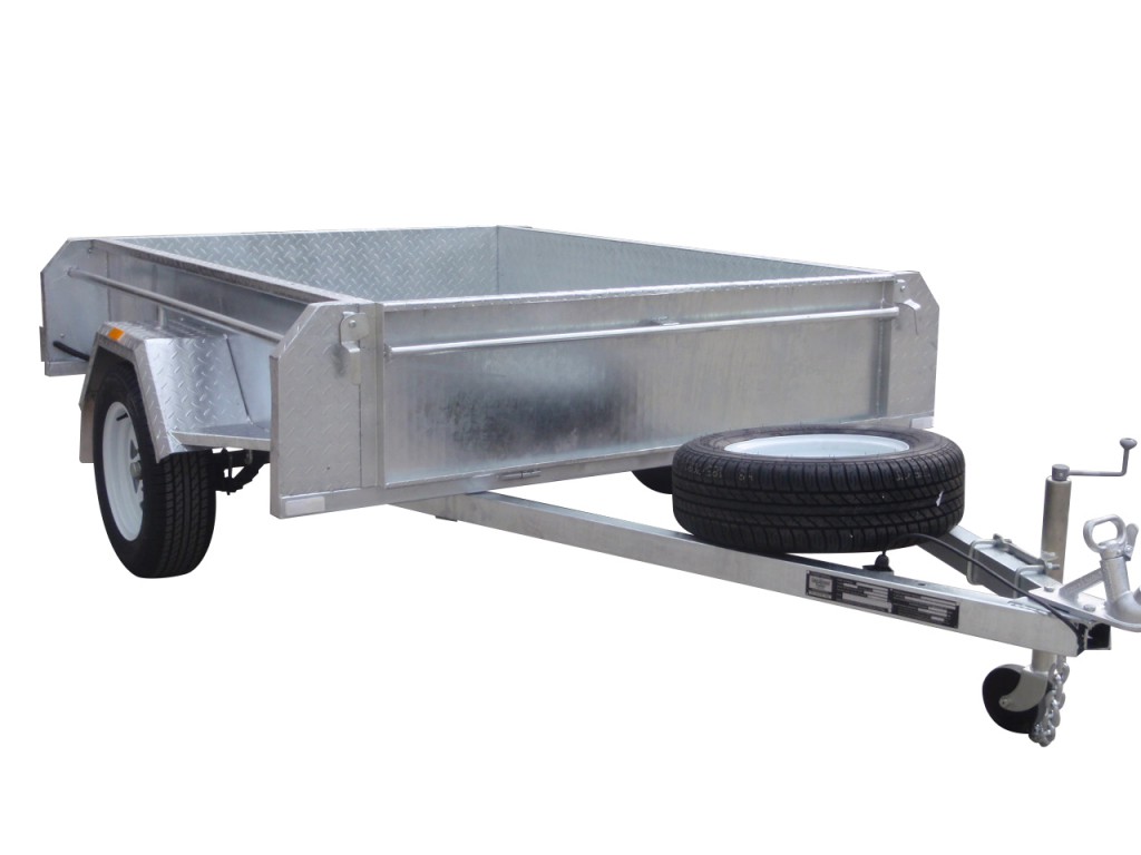 7×5 Single Axle Trailers Deep 410mm Sides