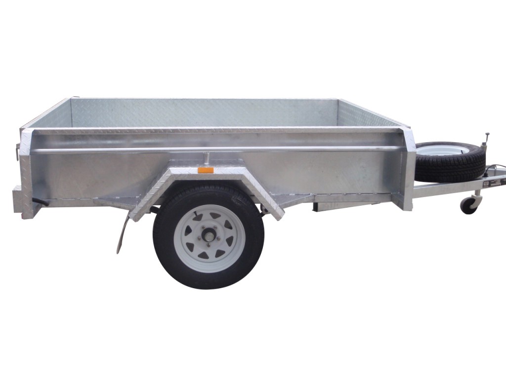 7×5 Single Axle Trailers Deep 410mm Sides