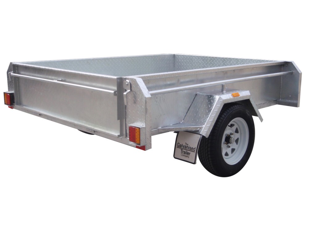 7×5 Single Axle Trailers Deep 410mm Sides