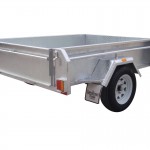 7×5 Single Axle Trailers Deep 410mm Sides