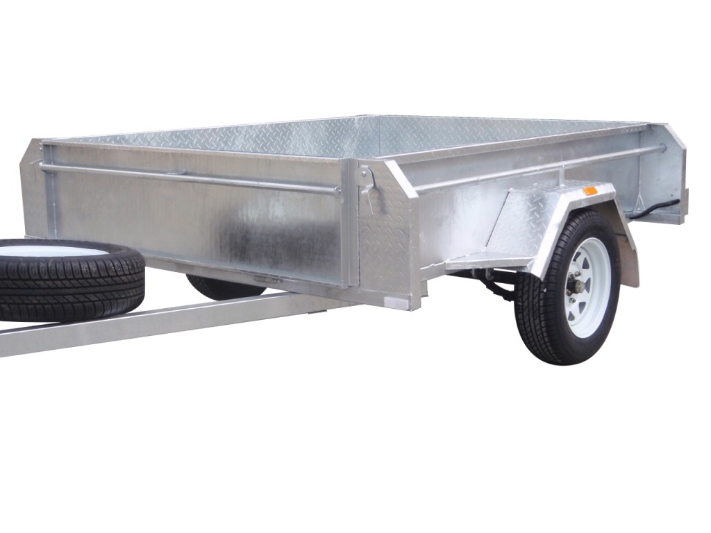 7×5 Single Axle Trailers Deep 410mm Sides