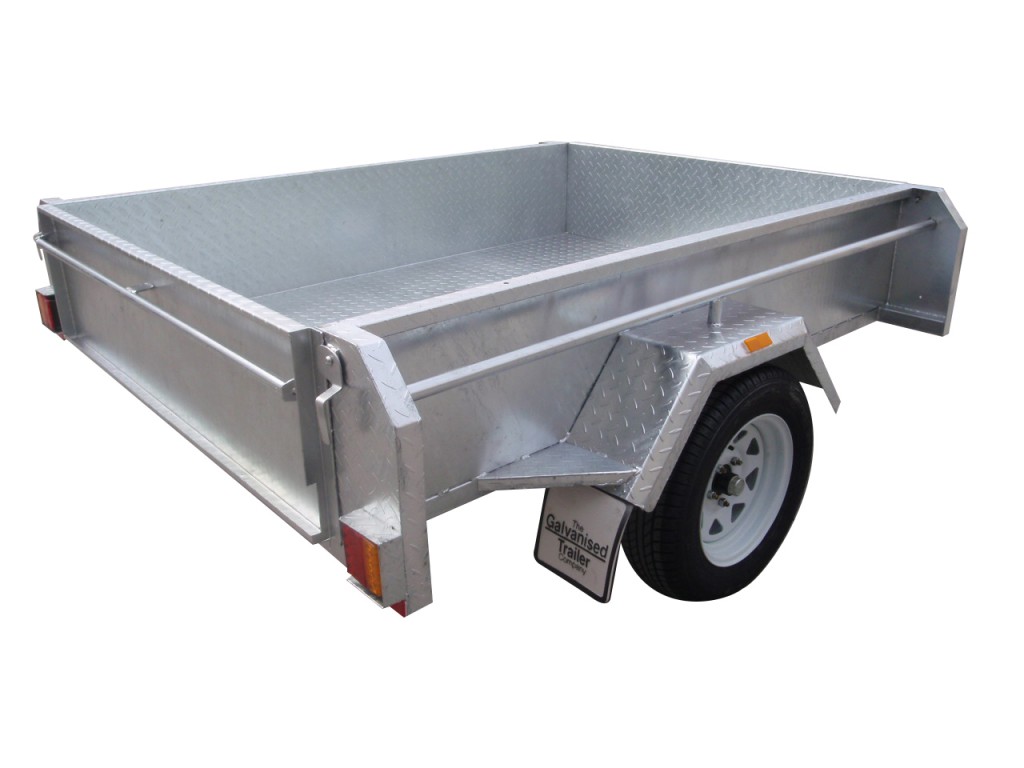 7×5 Single Axle Trailers Deep 410mm Sides