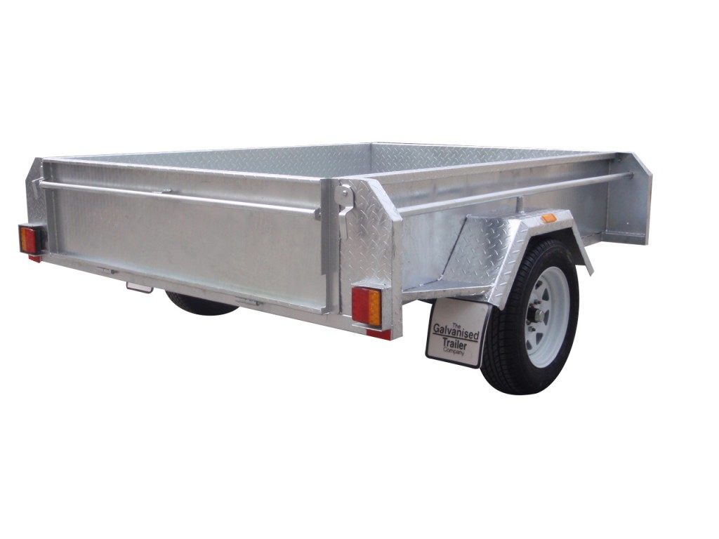 7×5 Single Axle Trailers Deep 410mm Sides