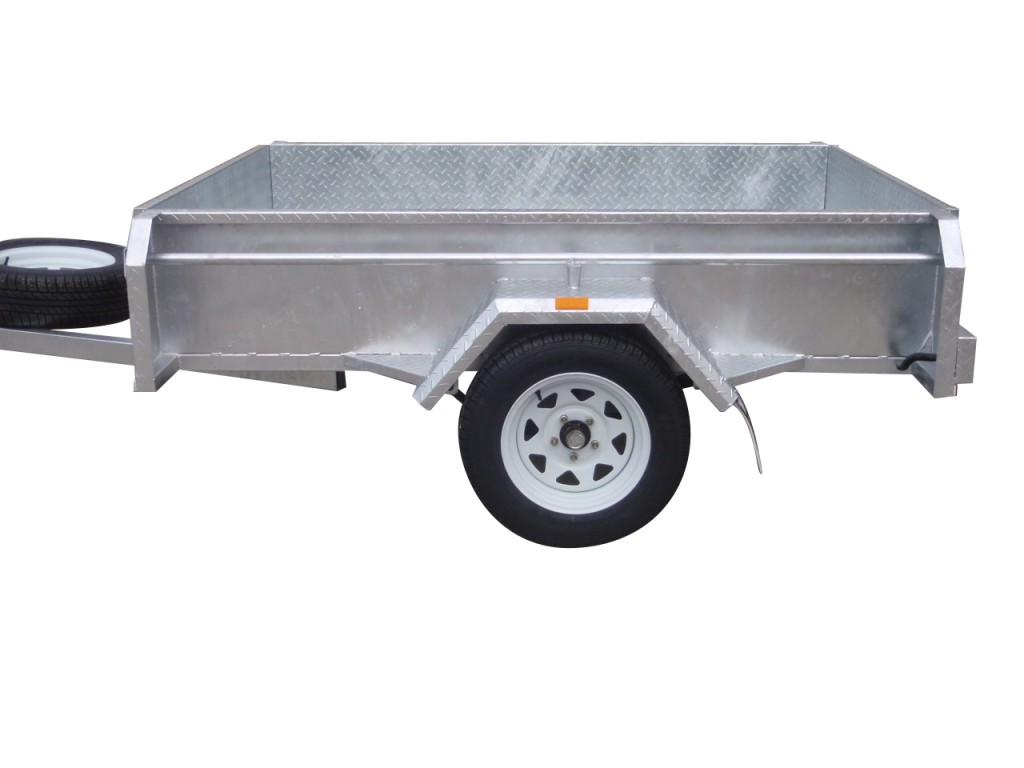 7×5 Single Axle Trailers Deep 410mm Sides