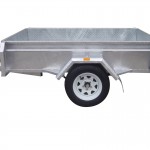 7×5 Single Axle Trailers Deep 410mm Sides